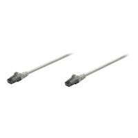 Intellinet Network Patch Cable, Cat6, 1m, Grey, CCA, U/UTP, PVC, RJ45, Gold Plated Contacts, Snagless, Booted, Lifetime Warranty, Polybag - Patch-Kabel - RJ-45 (M)