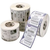 Zebra PolyPro 3000T - Polypropylen (PP) - glänzend - permanenter Acrylklebstoff - weiß - 102 x 51 mm 6754 Etikett(en) (2 Rolle(n)