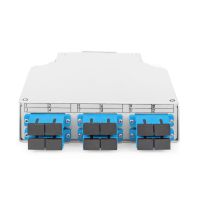 DIGITUS LWL-Hutschienenbox, OS2, bestückt, mit SC-Adapter und Pigtail