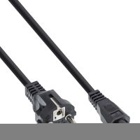 InLine Netzkabel für Notebook - 3pol C5 Kupplung - schwarz - 1,8m