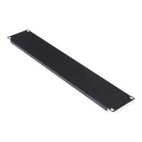 ROLINE Blindabdeckung - Jet Black, RAL 9005 - 2U - 48.3 cm (19")