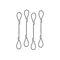Lindy Kabelbefestigungsgurt - 25 cm (Packung