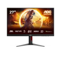 AOC 27G4HA, 68,6 cm (27"), 1920 x 1080 Pixel, Full HD, LED, 1 ms, Schwarz, Rot
