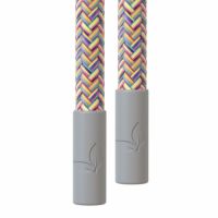 Woodcessories CHA047, Umhängegurt, Grau, Orange, Baumwolle, 1 Stück(e)