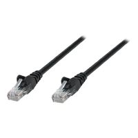 Intellinet Network Patch Cable, Cat6A, 0.25m, Black, Copper, S/FTP, LSOH / LSZH, PVC, RJ45, Gold Plated Contacts, Snagless, Booted, Polybag - Patch-Kabel (DTE)