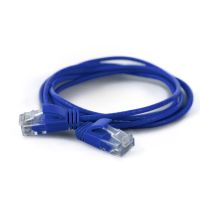 WANTEC 7242, 0,5 m, Cat6a, U/UTP (UTP), RJ-45, RJ-45, Blau
