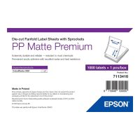 Epson Premium - Polypropylen (PP) - matt - permanenter Acrylklebstoff - 203 x 152 mm 1000 Etikett(en) (1 Bogen x 1000)