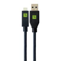 Techly ICOC MUSB31-CMAM10T, 1 m, USB A, USB C, USB 3.2 Gen 1 (3.1 Gen 1), 5 Gbit/s, Schwarz