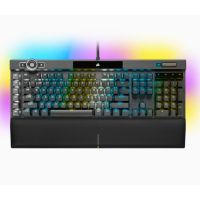 Corsair K100 RGB, Kabelgebunden, USB, Mechanischer Switch, QWERTY, RGB-LED, Schwarz