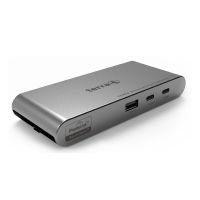 TERRA MOBILE Dockingstation 770 USB-C Dual Display Dockingstation mit Dual Display für unterwegs!, 1000 Mbit/s, 135,4 mm, 58 mm, 19,5 mm, 500 g