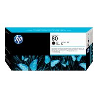 HP 80 - 17 ml - Schwarz - Druckkopf mit Reiniger