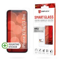 E.V.I. Displex Smart Glass (9H) für Apple iPhone X/XS/11 Pro, Montagesticker, unzerbrechlich, ultra-dünn, unsichtbar, Apple, iPhone X/ iPhone XS/ iPhone 11 Pro, Trockene Anwendung, Schlagfest, Kratzresistent, Staubresistent, Transparent, 1 Stück(e)
