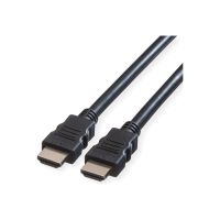 VALUE Ultra High Speed - HDMI-Kabel mit Ethernet - HDMI männlich zu HDMI männlich - 50 cm - Doppelisolierung - Schwarz - unterstützt 8K 60 Hz (7680 x 4320)