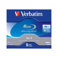 Verbatim 5 x BD-R - 25 GB 6x - Jewel Case (Schachtel)