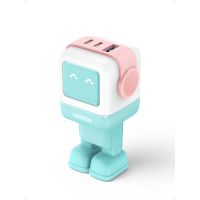 Ugreen Uno RG 65W 3-Port GaN Fast Charger pink blue, Drinnen, AC, Blau