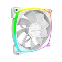 MONTECH RX120 PWM, Ventilator, 12 cm, 800 RPM, 1600 RPM, 27 dB, 59 cfm