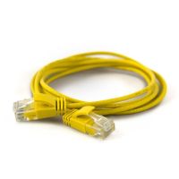 WANTEC 7284, 0,5 m, Cat6a, U/UTP (UTP), RJ-45, RJ-45, Gelb