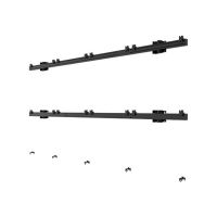 B-TECH System Xpress - Befestigungskit (Wandmontage) - für 4x4 dvLED Videowand - verriegelbar - Schwarz - Bildschirmgröße: 68.6 cm (27")