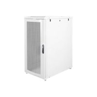 DIGITUS EDGE-System - Schrank Netzwerkschrank - 600 x 1000 mm, passive Kühlung, PDU mit überwachtem & geschaltetem Eingang - Hellgrau, RAL 7035 - 26U - 48.3 cm (19")