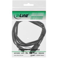 InLine Klinken Y-Kabel - 3,5mm Klinke ST an 2x 3,5mm Klinke BU - Stereo - 1m