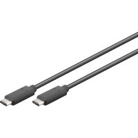 Goobay 67976, 1 m, USB C, USB C, USB 2.0, Männlich/Männlich, Grau
