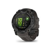 Garmin Instinct 3 AMOLED - 50 mm - schwarzes faserverstärktes Polymer - intelligente Uhr mit Band - Silikon - dunkelgrau - Anzeige 3.3 cm (1.3")