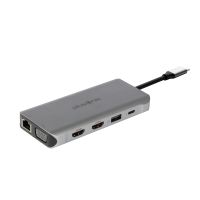ALLNET PSUC0216, USB 3.2 Gen 1 (3.1 Gen 1) Type-C, 100 W, Grau, MicroSD (TransFlash), SD, 3.5mm, HDMI, RJ-45, USB 2.0, USB 3.2 Gen 1 (3.1 Gen 1) Type-A, USB 3.2 Gen 1 (3.1 Gen 1) Type-C, VGA, USB