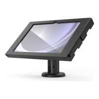 Compulocks Galaxy Tab S9+/S9FE+ 12.4" Apex Enclosure Tilting Stand 4" Black - Aufstellung - freiliegende Front-/Rückkamera und Sensoren - für Tablett - Metallrahmen - Schwarz - Bildschirmgröße: 31.5 cm (12.4")