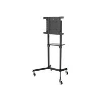 Eaton Tripp Lite Series Rolling TV/Monitor Cart for 37" to 70" Flat-Screen Displays, Rotating Portrait/Landscape Mount - Aufstellung - Voll beweglich - für TV / Bildschirm - Stahl - Schwarz - Bildschirmgröße: 94-177.8 cm (37"-70")
