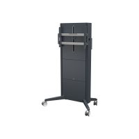 SMS Presence Mobile Motorized - Wagen - motorisiert - für LCD-Display/Touchscreen - verriegelbar - Dunkelgrau - Bildschirmgröße: up to 213 cm for max 150kg displays / up to 249 cm for max 100kg displays (up to 84" for max 150kg displays / up to 98" for ma