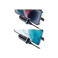 Anker Innovations Anker 323 - Auto-Netzteil - 52.5 Watt - 3 A - IQ 3.0, Fast Charge - 2 Ausgabeanschlussstellen (USB, 24 pin USB-C)