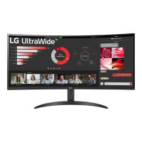 LG UltraWide 34WR50QC-B - LED-Monitor - gebogen - 86.42 cm (34")