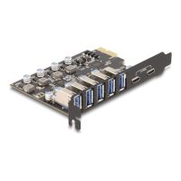 Delock USB-Adapter - PCIe 2.0 - USB x 5 + USB-C