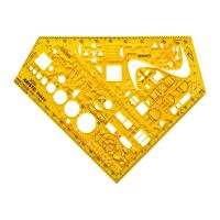 Aristo Elektro - Schablone - Buchstaben, Zahlen, Symbole