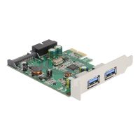 Delock USB-Adapter - PCIe 2.0 Low-Profile - USB