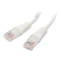 StarTech.com 15m Cat5e RJ45 UTP Patchkabel - Cat 5e Netzwerkkabel - Weiß - Patch-Kabel - RJ-45 (M)
