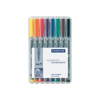 STAEDTLER Lumocolor 315 - Marker - nicht dauerhaft - gemischte Farben - 1 mm - Mittel (Packung mit 8)