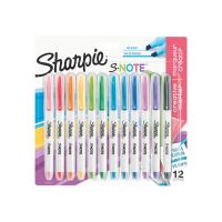 Dymo Sharpie S-Note - Marker - verschiedene Farben (Packung mit 12)