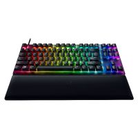 Razer Huntsman V2 Tenkeyless, Tenkeyless (80 - 87 %), Kabelgebunden, USB, QWERTY, RGB-LED, Schwarz