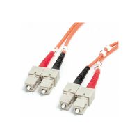 StarTech.com 1m (3.3ft) SC to SC OM1 Multimode Fiber Optic Cable, 62.5/125 Fiber Size, 10G Networks, LSZH Fiber Patch Cord - Netzwerkkabel - SC multi-mode (M)