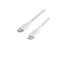 Belkin BoostCharge - Lightning-Kabel - 24 pin USB-C männlich zu Lightning männlich - 1 m - weiß - USB-Stromversorgung (18 W)
