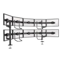 Chief Kontour Series K4G520B K4 5x2 Grommet Mounted Array - Befestigungskit (Tischmontage)
