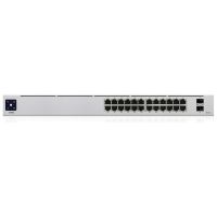 Ubiquiti UniFi 24-Port PoE, Managed, L2/L3, Gigabit Ethernet (10/100/1000), Power over Ethernet (PoE), Rack-Einbau, 1U