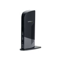 StarTech.com USB 3.0 Dockingstation, kompatibel mit Windows / macOS, unterstützt Dual Displays, HDMI und DVI, inkl. DVI zu VGA Adapter