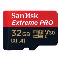 SanDisk Extreme Pro - Flash-Speicherkarte (microSDXC-an-SD-Adapter inbegriffen)