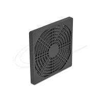 Delock Fan-Grill - with dust filter - Schwarz