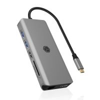 ICY BOX IB-DK4061-CPD - Dockingstation - USB-C 3.2 Gen 1