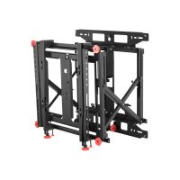 Peerless SmartMount Supreme Full Service Video Wall Mount with Quick Release - Klammer - für Videoleinwand - Schwarz - Bildschirmgröße: 116.8-152.4 cm (46"-60")