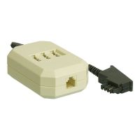 Wentronic goobay - Telefonadapter - TAE-F (M) zu RJ-11, TAE-NFN (W)