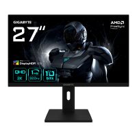 Gigabyte G27Q3 27” 2K QHD Gaming-Monitor - 2560 x 1440, 320Hz, 1ms, 350 cd/m², FreeSync Premium, Display HDR400, HDMI 2.0, DisplayPort 1.4, 68,6 cm (27"), 2560 x 1440 Pixel, Quad HD, LED, 1 ms, Schwarz
